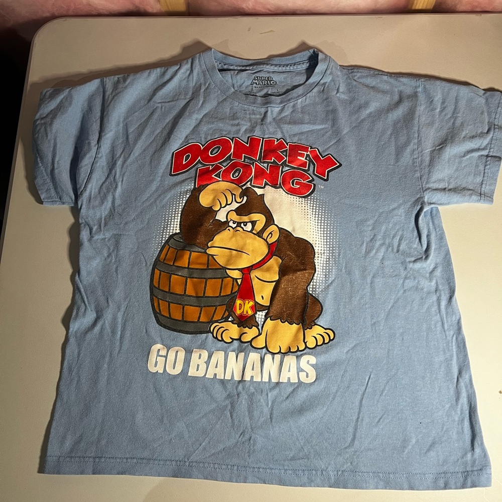 Kids 2017 super Mario donkey Kong T-shirt
